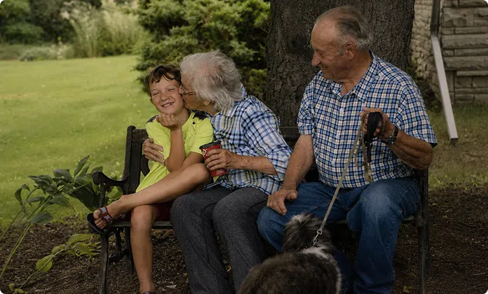 A Health Links patient at home, navigating complex care